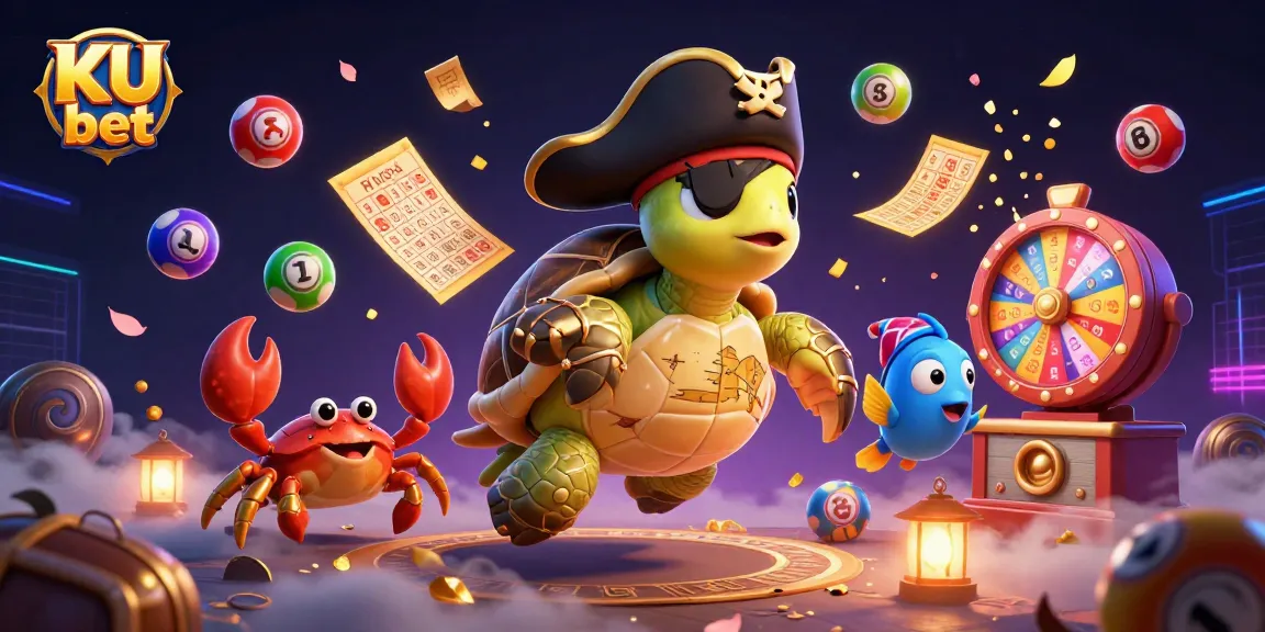 Experience excitement at KU bet with lottery-themed characters and dynamic prize elements
