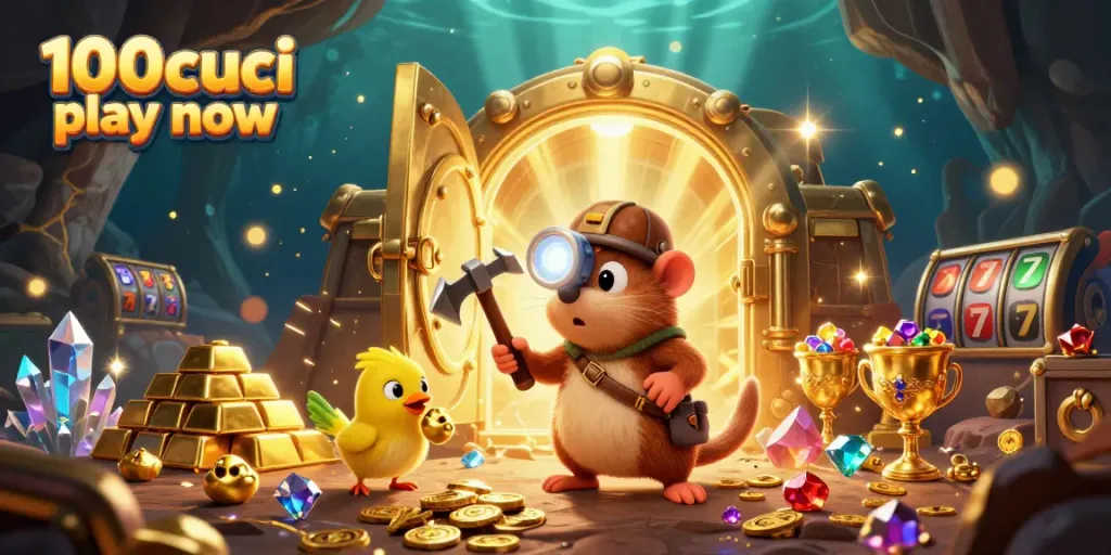 Join 100cuci play now for an exciting 3D gaming adventure filled with treasure!
