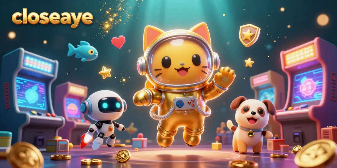 Experience thrilling gameplay at closeaye with vibrant cosmic elements and colorful gaming inspirations.