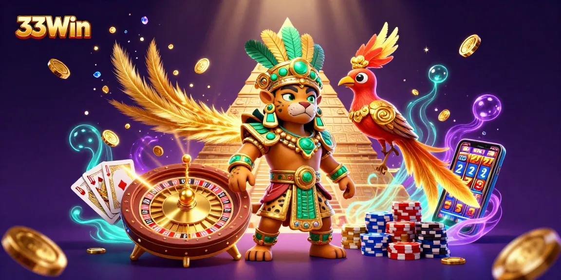 Win big at 33Win with vibrant casino games featuring rich graphics and exotic characters.