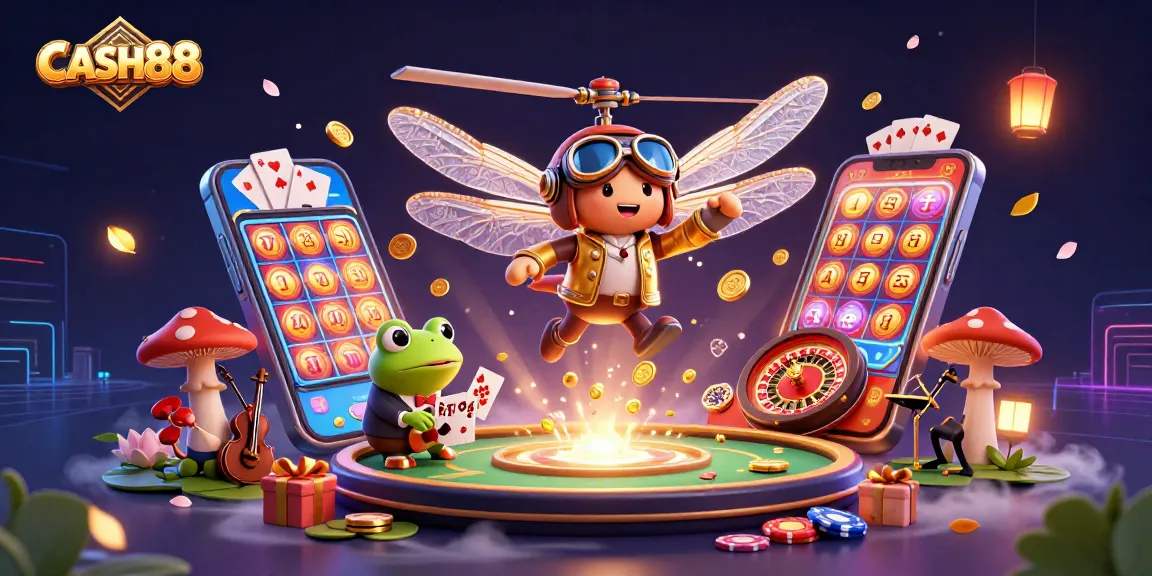 Engage with CASH88 and experience thrilling card games alongside unique characters.