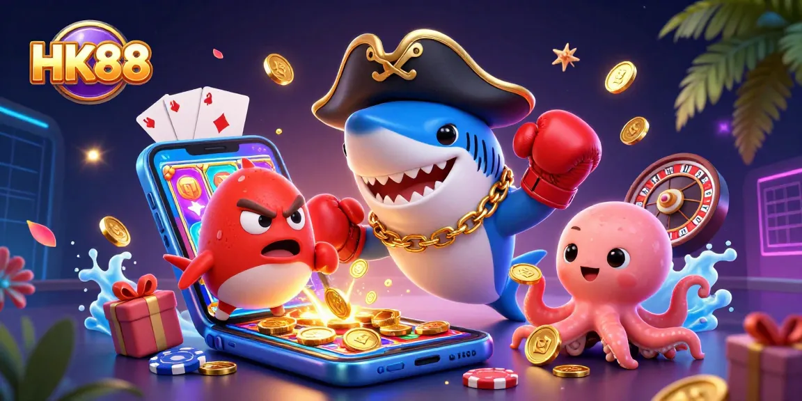 Experience the excitement at HK88 with vibrant slot games and thrilling characters.