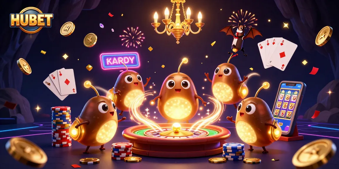 Experience exciting gameplay at HUBET with lively glowworms and sparkling treasures.