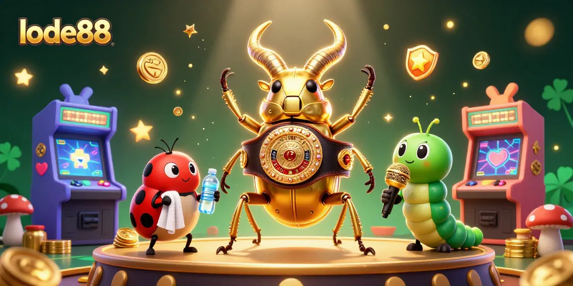 Engage with lode88's dynamic casino scene featuring colorful games and vibrant characters.