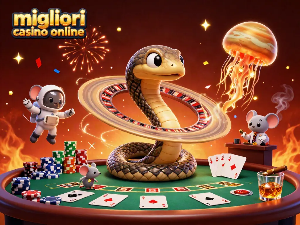 Scopri i migliori casino online con divertenti astronauti sui segmenti della roulette di Saturno.