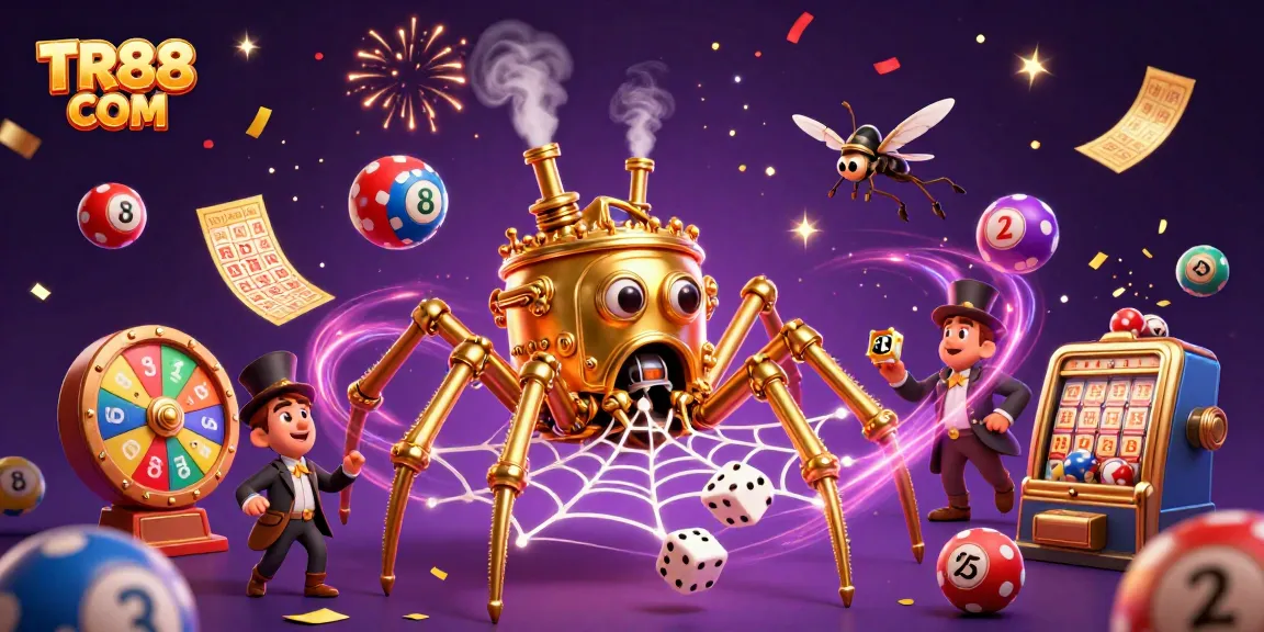 Experience thrilling games at TR88 COM with vibrant casino elements and captivating characters.