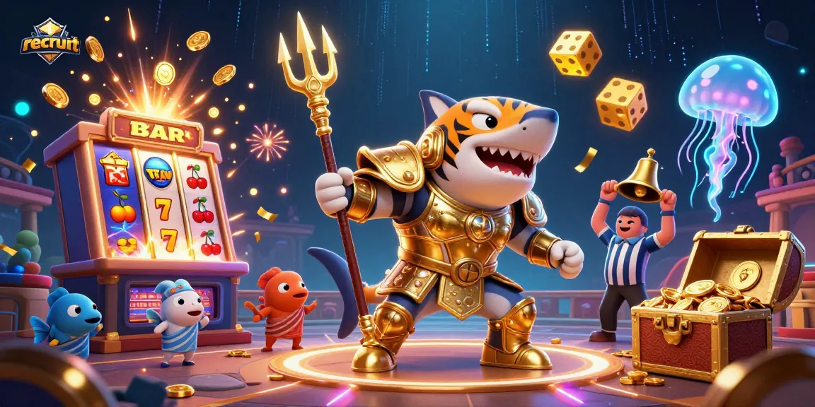 Recruit your winnings with thrilling casino action in this dynamic underwater scene.