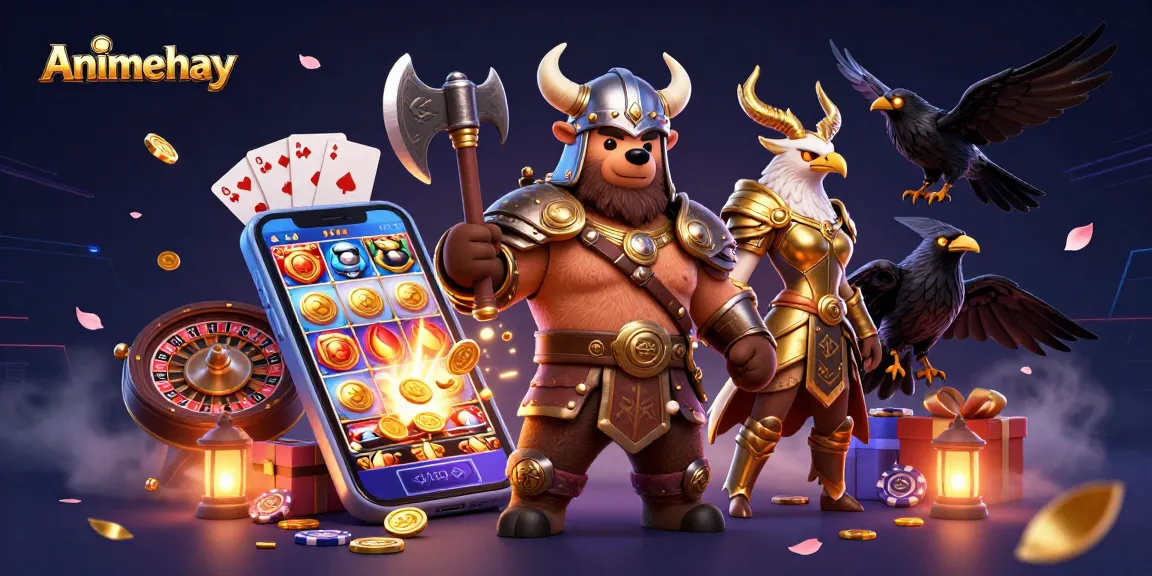 Spin to win with Animehay on vibrant slot games surrounded by exciting characters and rich visuals.