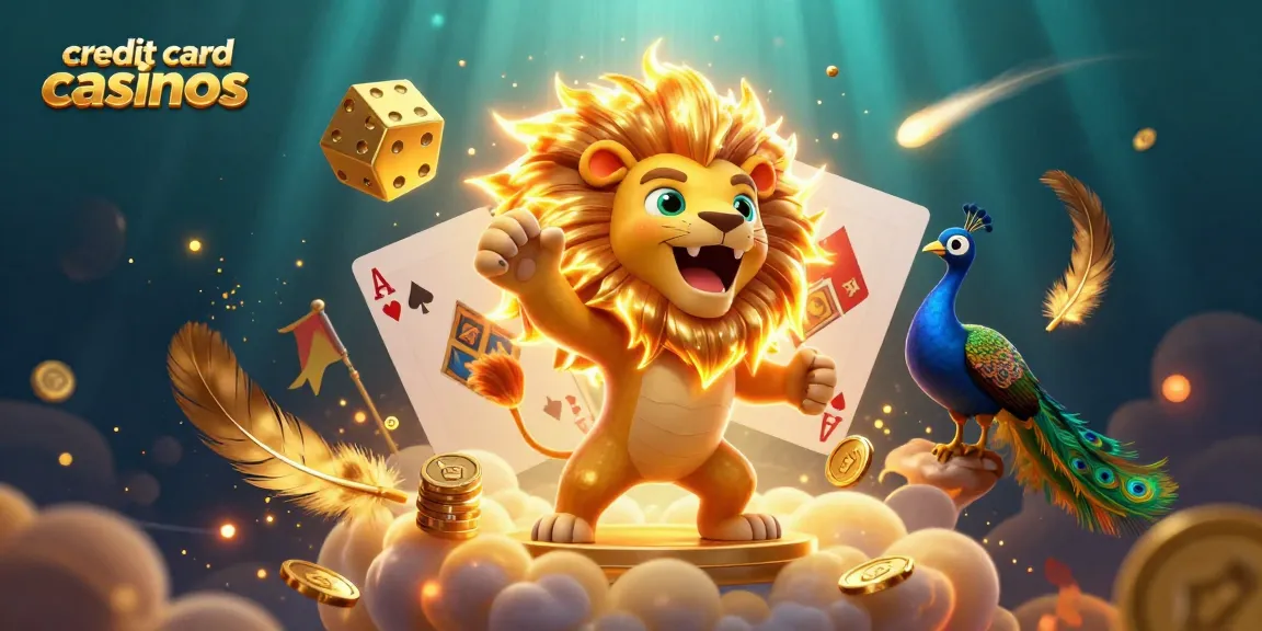 Engage with credit card casinos featuring playful characters and exciting gaming elements.