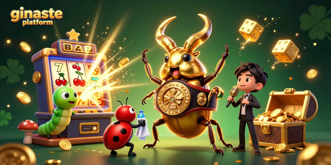 Engage with the vibrant ginaste platform, showcasing dynamic casino gaming elements and action.