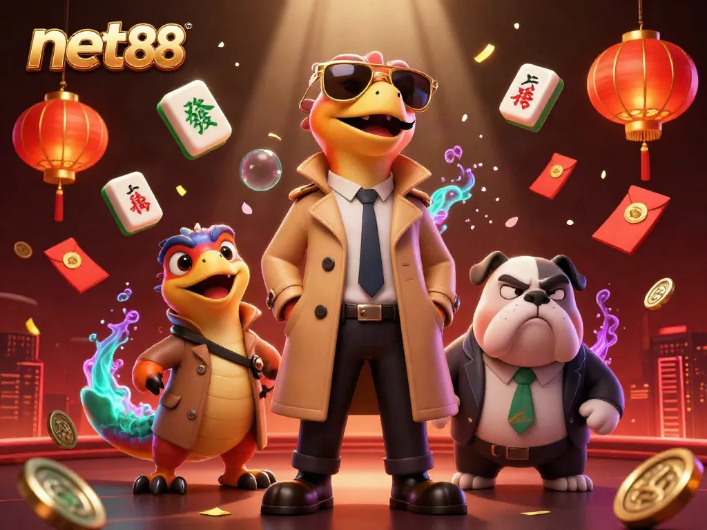 Bet on the thrilling net88 casino experience with three raptors cleverly disguised and exploring the VIP lounge.