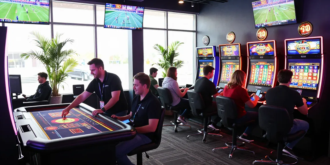 Exciting online gaming experience at 79club with players enjoying live casino and slot machines.