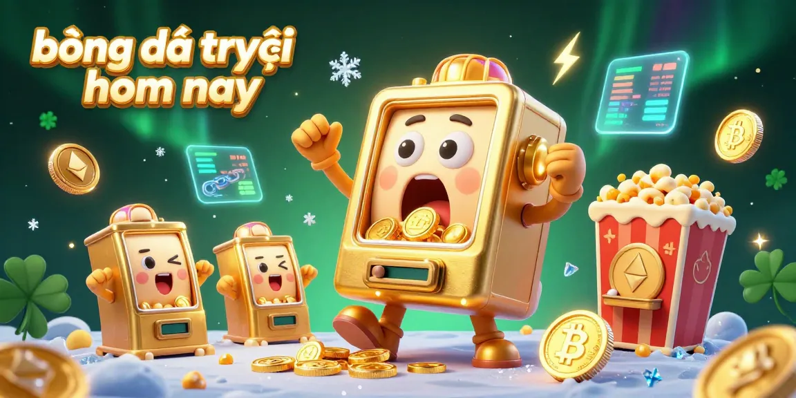 bóng đá trực tiếp hôm nay pairs the excitement of jackpot wins with 3D cartoon slot machines and crypto elements.