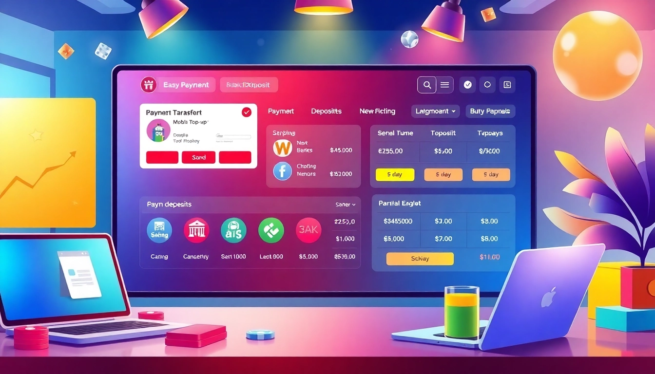 Hướng Dẫn Chi Tiết A-Z Cách Nạp Tiền 789Club online payment dashboard illustration