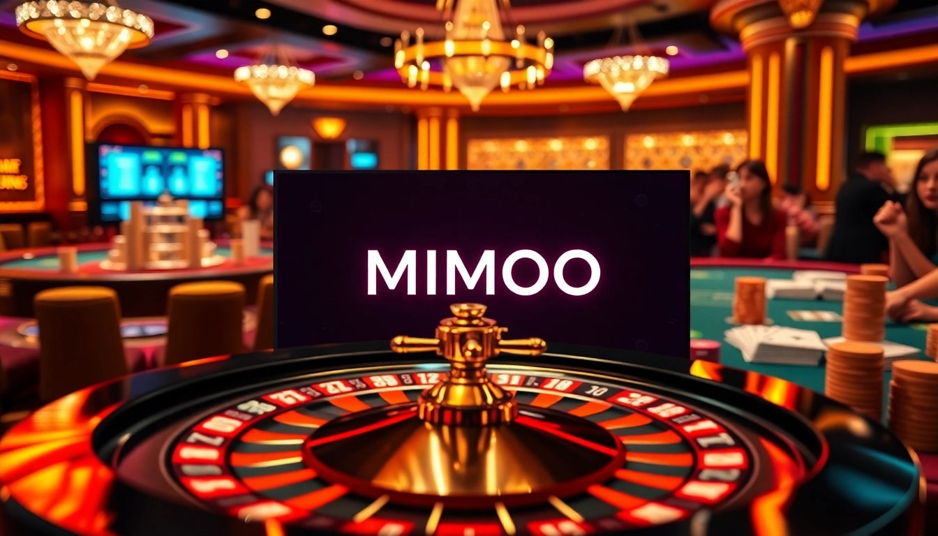 Experience the thrill of gaming at MMOO with vibrant roulette and poker action.