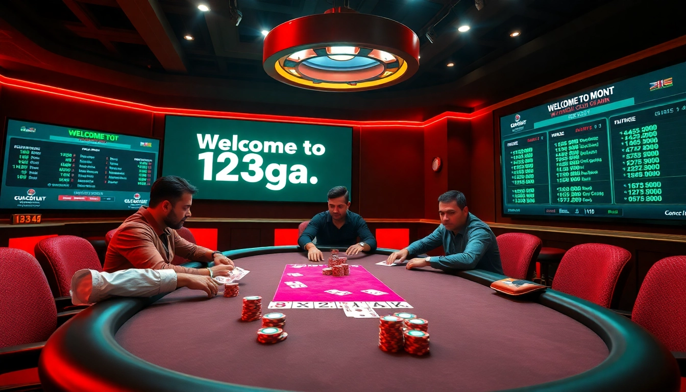 Experience high-stakes gambling at 123ga.com with professional poker players in action.