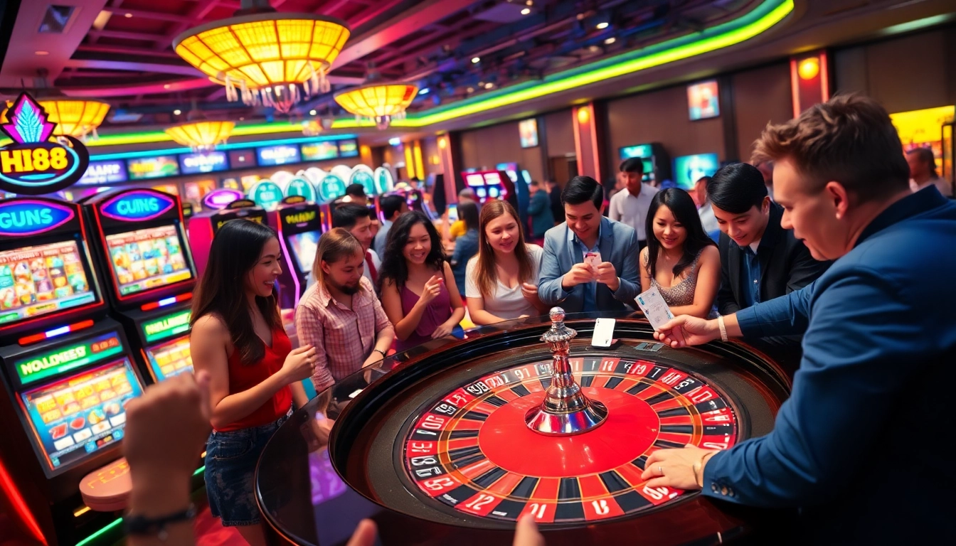 Experience the excitement of Hi88 with engaging roulette and slot games.